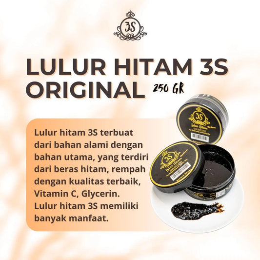 Lulur Hitam 3S (Black Scrub)
