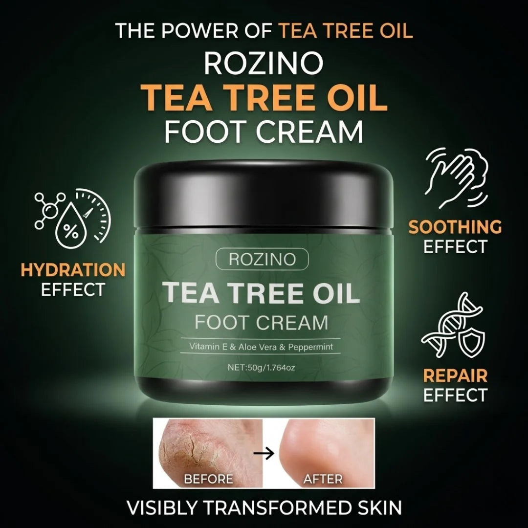 Soothing Aloe Vera & Tea Tree Foot Moisturizer Cream