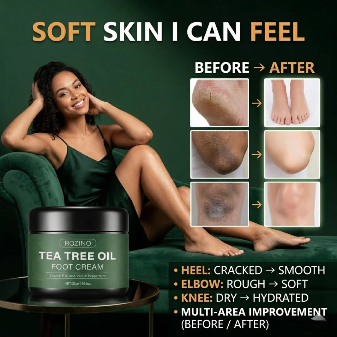 Soothing Aloe Vera & Tea Tree Foot Moisturizer Cream