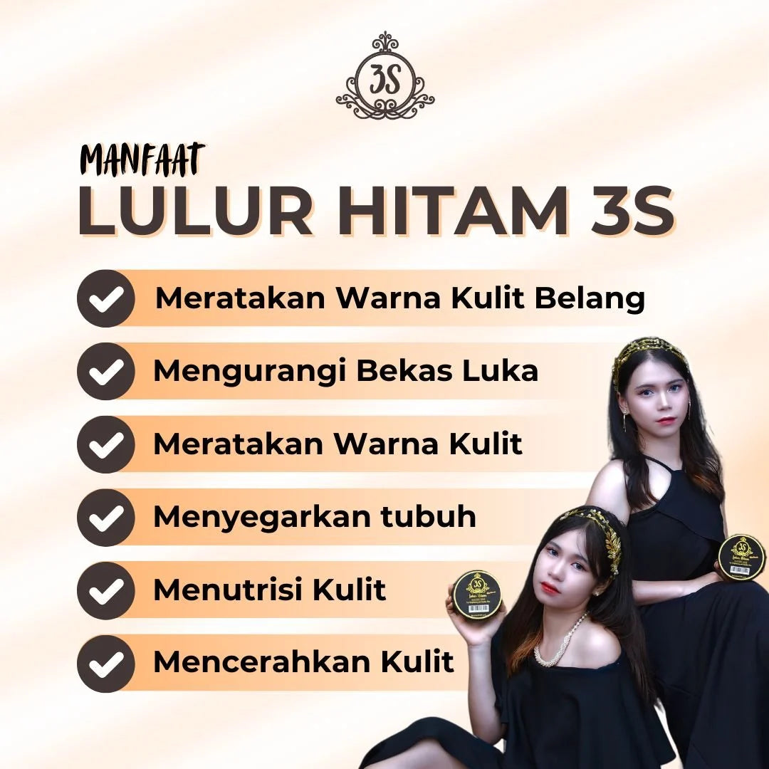 Lulur Hitam 3S (Black Scrub)
