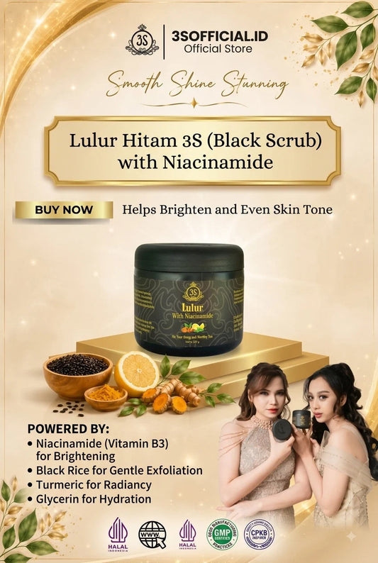 Lulur Hitam 3S (Black Scrub)